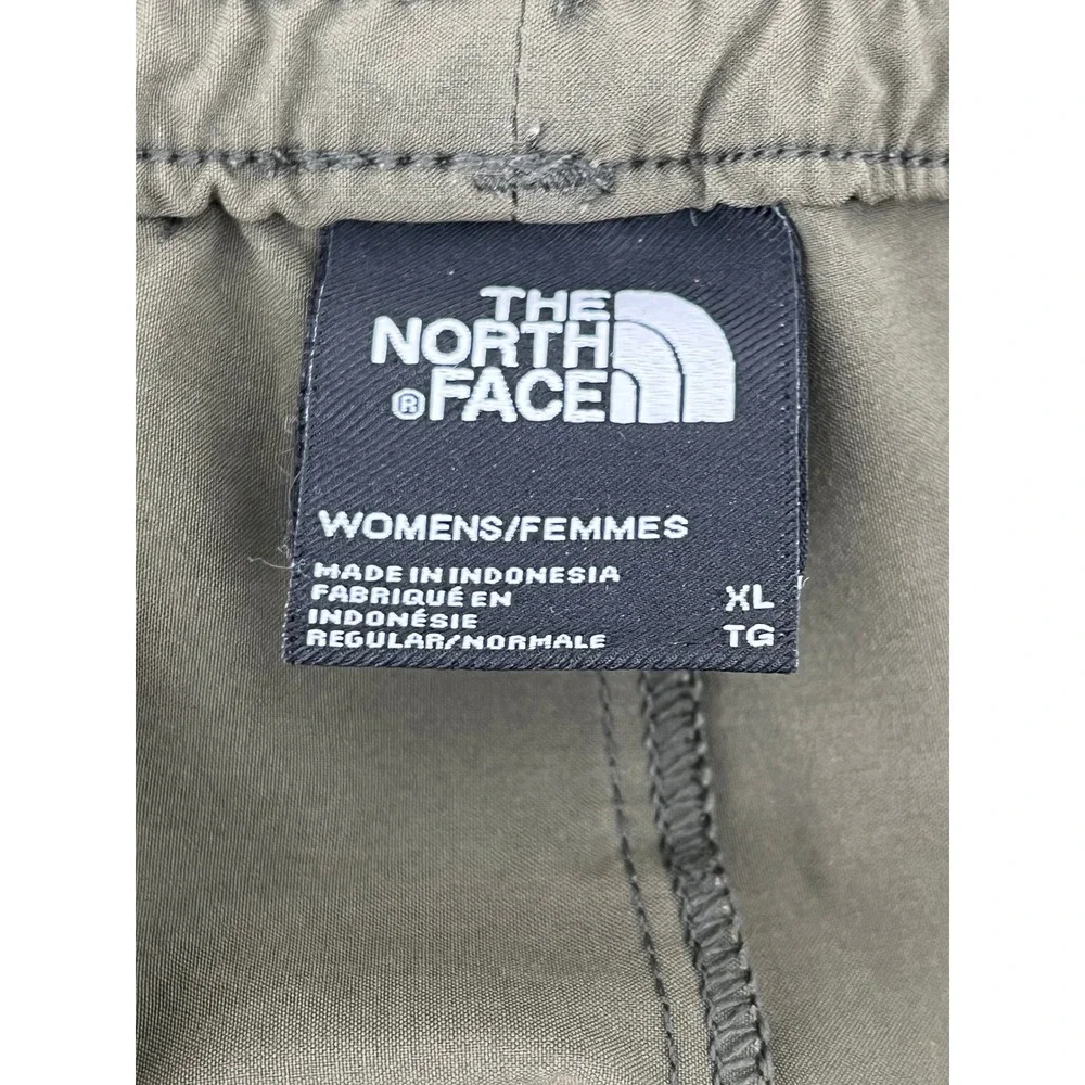 The North‎ Face Cargo Pants Olive Green Elastic Waist Never stop exploring XL